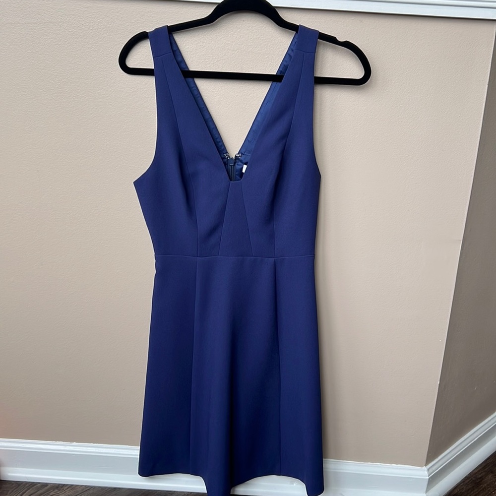 BCBG Blue Short Skater Dress